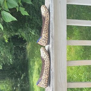 Rothy's sz 7 leopard ballet flats